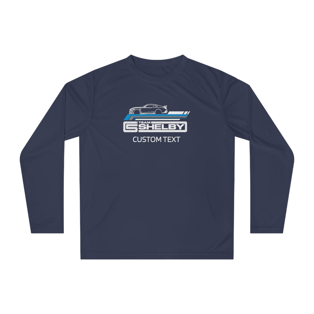 Team Shelby Car Cobra Personalized Performance UPF 40+ UV Protection Long Sleeve Shirt, Perfect for all outdoor activities