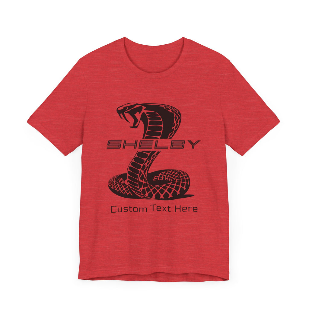 2024 Shelby Super Snake Personalized Unisex Jersey Short Sleeve T-Shirt, Custom Tee for Carroll Shelby Owners, Muscle Car Fans