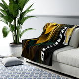 GM racing arrows NON Personalization Decorative Sherpa Blanket
