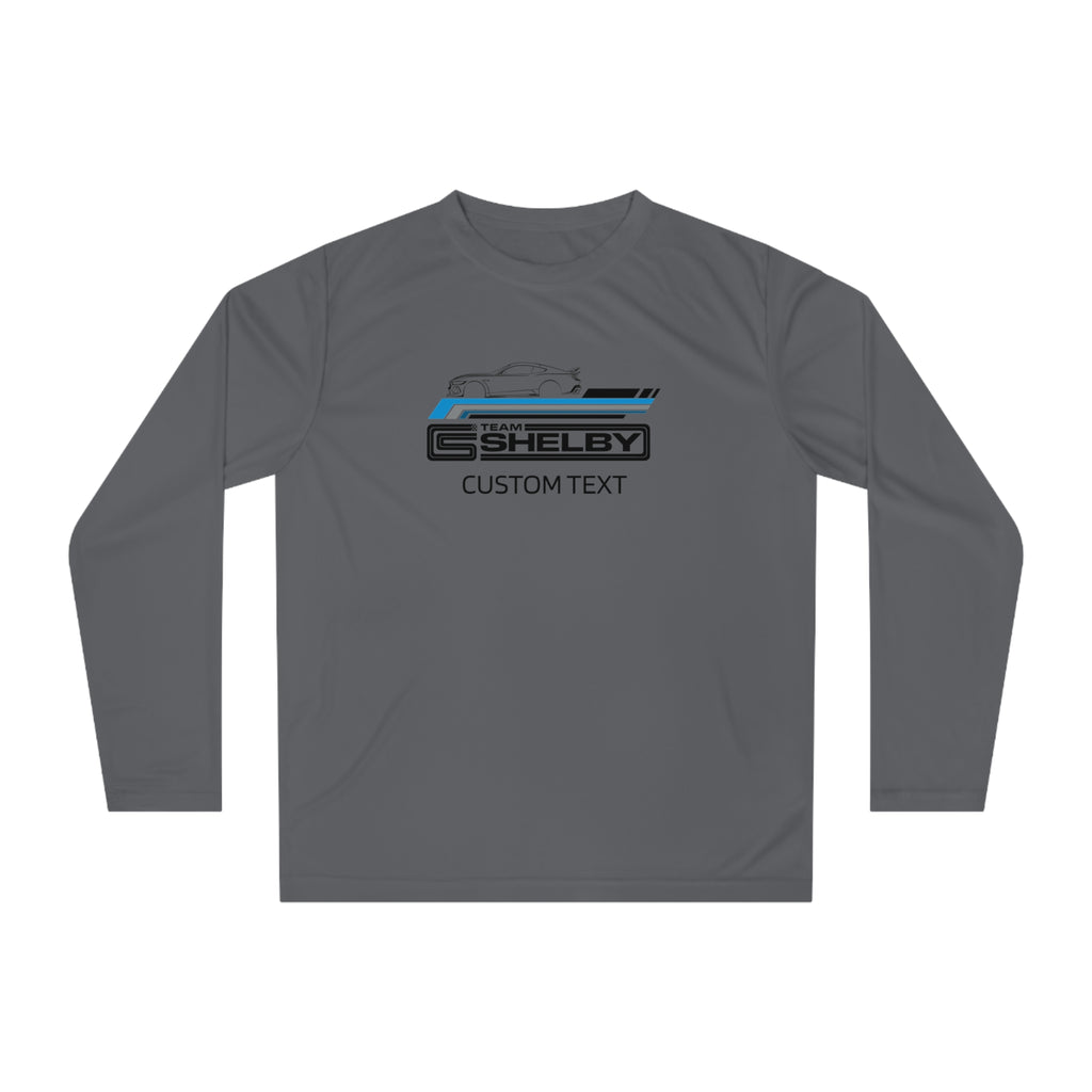 Team Shelby Car Cobra Personalized Performance UPF 40+ UV Protection Long Sleeve Shirt, Perfect for all outdoor activities