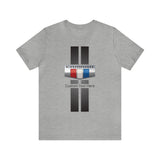 Camaro 3-Color Carbon Badge Personalized Unisex Jersey Short Sleeve T-Shirt, Custom Camaro Tee, Gift for Chevy Fans, Car Enthusiasts, Muscle Car Lovers