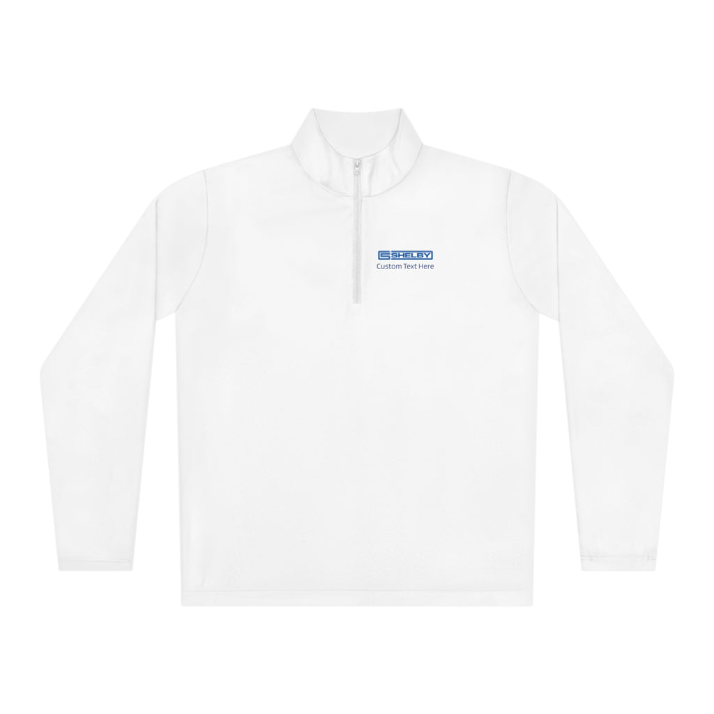 Carroll Shelby Personalized 98 Checkered Stripes Quarter-Zip Pullover