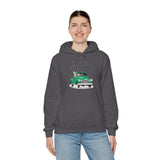 Dog is Good "Live Life with Dog" Truck Hoodie, Unisex Fleece Pullover for Dog Lovers, Cozy Sweatshirt for Pet Owners and Truck Lovers