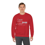 Chevy Camaro Z28 1st Gen Unisex Crew Neck Heavy Blend Sweatshirt, Classic Muscle Car Apparel for Chevy Fans and Automotive Enthusiasts