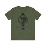 2024 Carroll Shelby Super Snake Circle with Solid Stripe Personalized Unisex Jersey Short Sleeve Tee, Custom T-Shirt for Shelby Fans and Car Lovers
