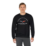 C6 Corvette Crew Neck Long Sleave Heavy Duty Sweatshirt, perfect for cool crisp days, DE