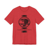 2024 Carroll Shelby Super Snake Circle with Solid Stripe Personalized Unisex Jersey Short Sleeve Tee, Custom T-Shirt for Shelby Fans and Car Lovers