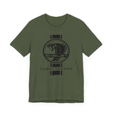 2024 Carroll Shelby Super Snake Circle with Solid Stripe Personalized Unisex Jersey Short Sleeve Tee, Custom T-Shirt for Shelby Fans and Car Lovers
