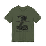 2024 Shelby Super Snake Personalized Unisex Jersey Short Sleeve T-Shirt, Custom Tee for Carroll Shelby Owners, Muscle Car Fans