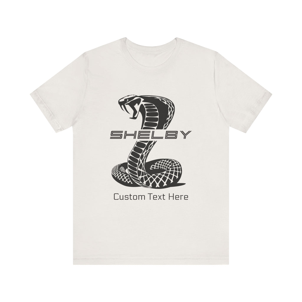 2024 Shelby Super Snake Personalized Unisex Jersey Short Sleeve T-Shirt, Custom Tee for Carroll Shelby Owners, Muscle Car Fans