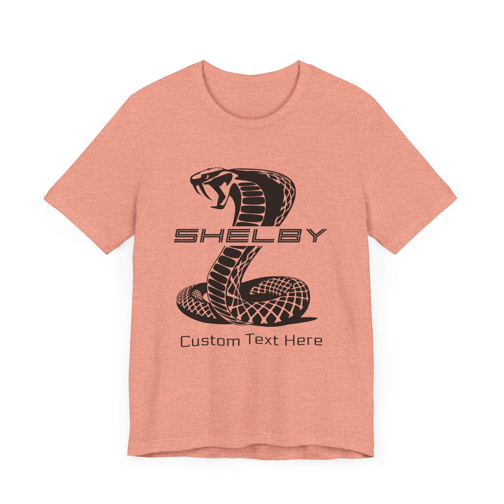 2024 Shelby Super Snake Personalized Unisex Jersey Short Sleeve T-Shirt, Custom Tee for Carroll Shelby Owners, Muscle Car Fans
