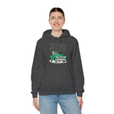 Dog is Good "Live Life with Dog" Truck Hoodie, Unisex Fleece Pullover for Dog Lovers, Cozy Sweatshirt for Pet Owners and Truck Lovers