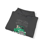 Dog is Good "Live Life with Dog" Truck Hoodie, Unisex Fleece Pullover for Dog Lovers, Cozy Sweatshirt for Pet Owners and Truck Lovers