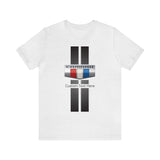 Camaro 3-Color Carbon Badge Personalized Unisex Jersey Short Sleeve T-Shirt, Custom Camaro Tee, Gift for Chevy Fans, Car Enthusiasts, Muscle Car Lovers