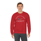 C6 Corvette Crew Neck Long Sleave Heavy Duty Sweatshirt, perfect for cool crisp days, DE