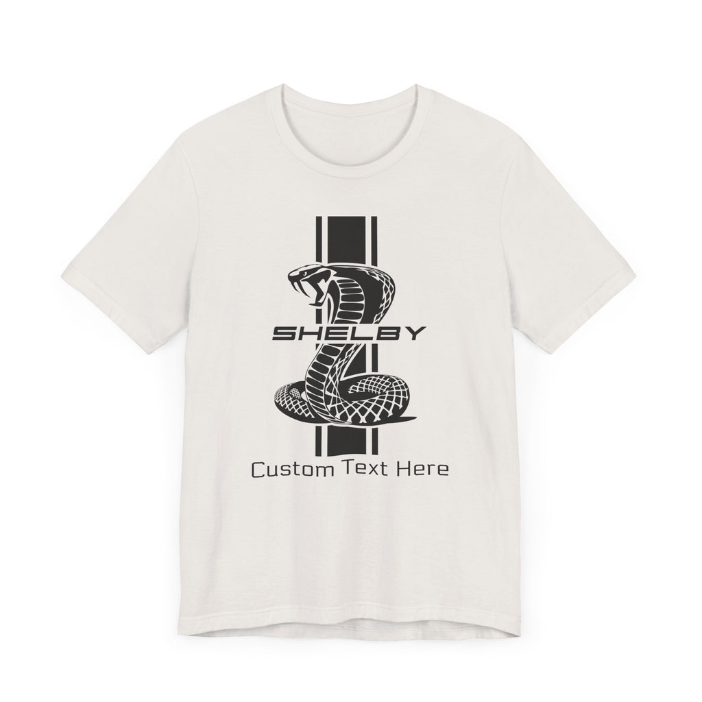 2024 Carroll Shelby Super Snake Solid Stripe Personalized Unisex Jersey Short Sleeve T-Shirt, Custom Shelby Tee, Shelby Fans, Auto Lovers