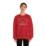 C6 Corvette Crew Neck Long Sleave Heavy Duty Sweatshirt, perfect for cool crisp days, DE