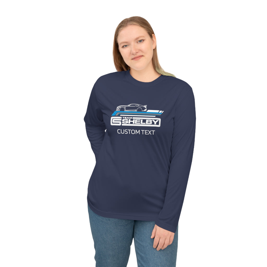 Team Shelby Car Cobra Personalized Performance UPF 40+ UV Protection Long Sleeve Shirt, Perfect for all outdoor activities
