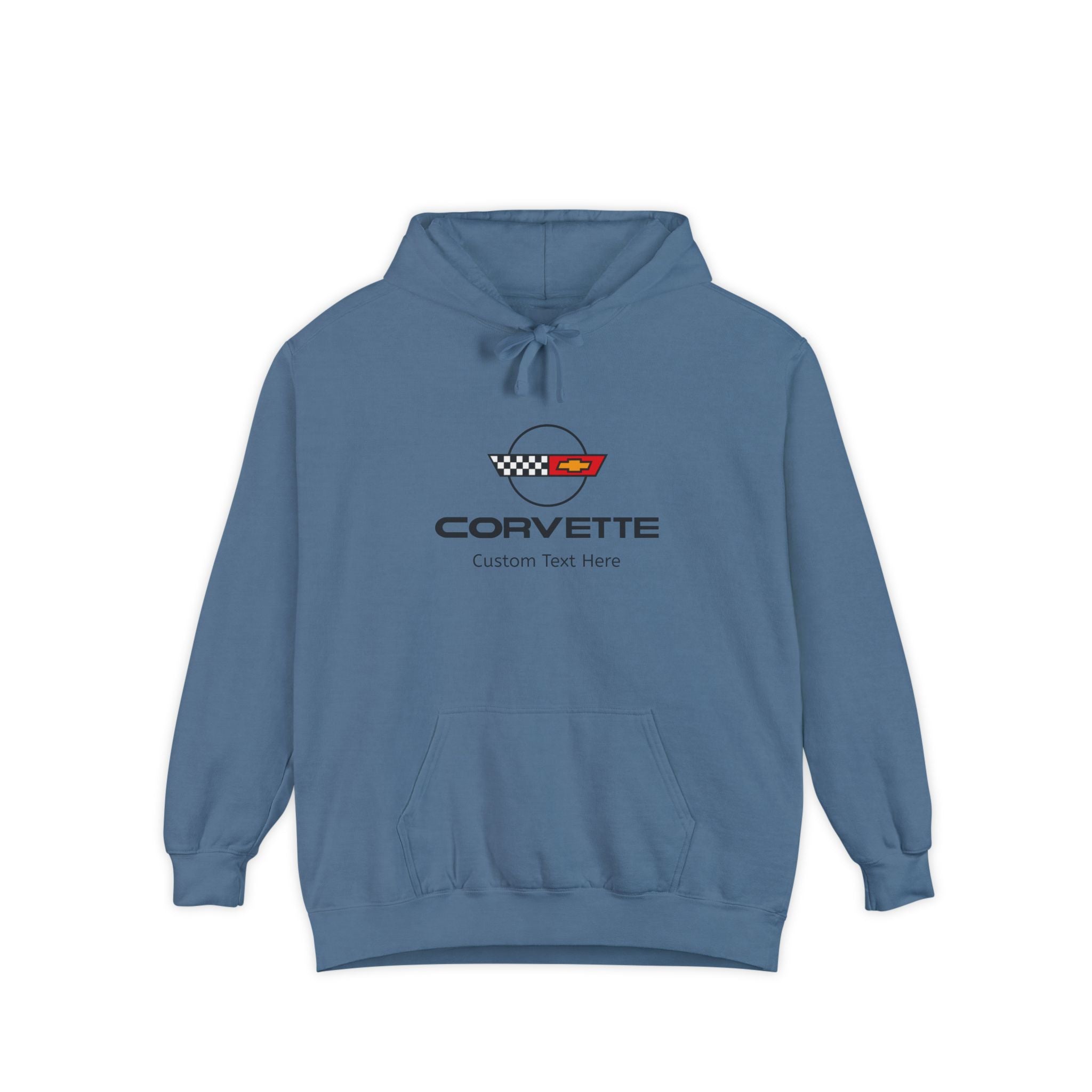Personalized C4 Corvette Comfort Colors Hooded Sweatshirt, Custom Gift