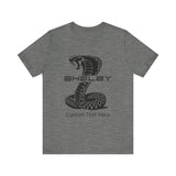 2024 Shelby Super Snake Personalized Unisex Jersey Short Sleeve T-Shirt, Custom Tee for Carroll Shelby Owners, Muscle Car Fans