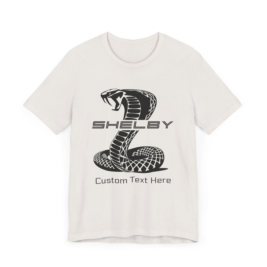2024 Shelby Super Snake Personalized Unisex Jersey Short Sleeve T-Shirt, Custom Tee for Carroll Shelby Owners, Muscle Car Fans