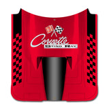Corvette C2 Car Hood Wall Decor American Made, American Steel, 3 Sizes