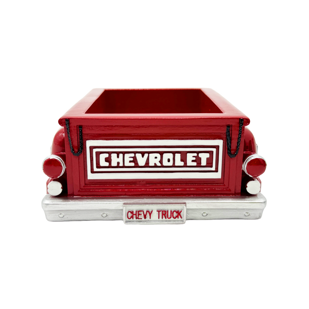 Chevy Step Side Coin Holder, Card Holder, Desk Organizer, 4.5 x 3.9 x 1.6 inches.