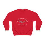 C6 Corvette Unisex Crew Neck Sweatshirt, Heavy Duty Pullover, Muscle Car Apparel, Chevy Enthusiast Gift, Classic Corvette Sweatshirt for Car Lovers