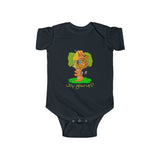 Rubes Cartoons Why Grow Up Treehouse 100% Cotton Infant Baby Bodysuit, Printed in the USA