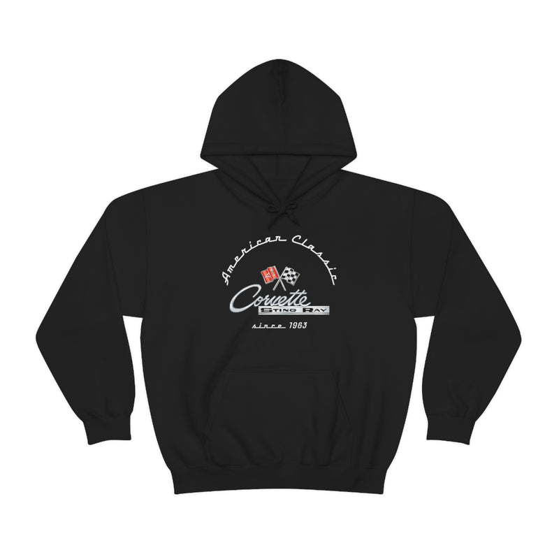 C2 Corvette Stingray Heavy Blend Hooded Sweatshirt, perfect for cool crisp days