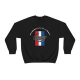 Chevy Camaro 1st Gen Three-Color Stripe Unisex Sweatshirt, Heavy Duty Crew Neck, Great Gift for Chevy Lovers, Classic Car Fans, and Enthusiasts