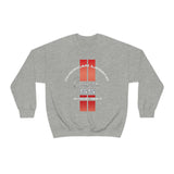 Chevy Camaro 1st Gen American Classic SS Red Stripes Unisex Crew Neck Heavy Duty Sweatshirt, Great Gift for Muscle Car Enthusiasts