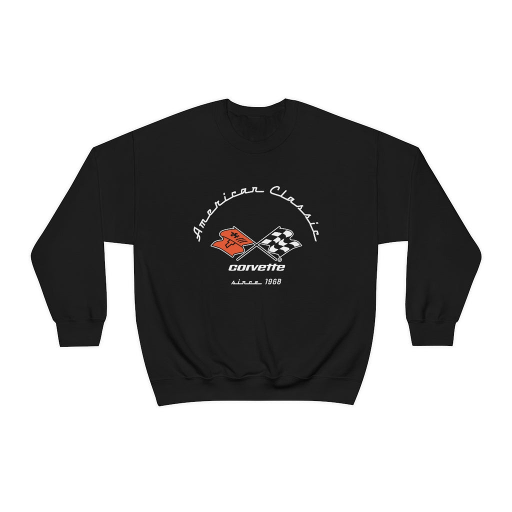 C3 Corvette Unisex Crew Neck Sweatshirt, Heavy Duty Pullover, Muscle Car Apparel, Chevy Enthusiast Gift, Classic Corvette Sweatshirt for Car Lovers