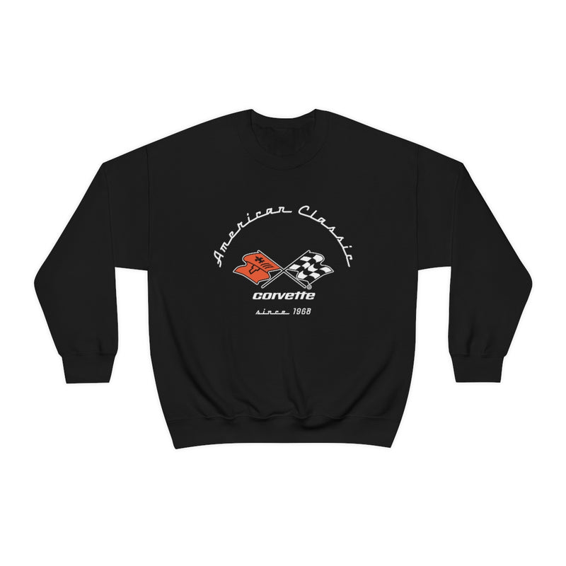 C3 Corvette Unisex Crew Neck Sweatshirt, Heavy Duty Pullover, Muscle Car Apparel, Chevy Enthusiast Gift, Classic Corvette Sweatshirt for Car Lovers