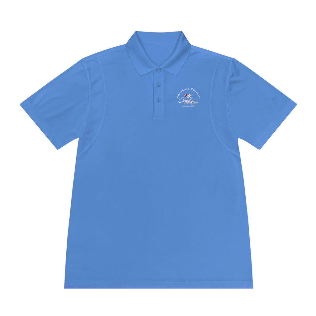 Chevy C2 Corvette Men's Sport Polo Shirt, Classic Performance Apparel for Car Enthusiasts