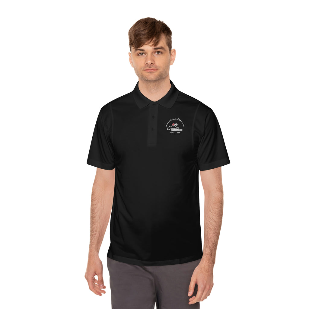 Chevy C2 Corvette Men's Sport Polo Shirt, Classic Performance Apparel for Car Enthusiasts
