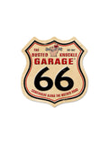 Route 66 Busted Knuckle 15 x 15 inch Vintage Metal Sign