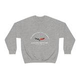 C6 Corvette Unisex Crew Neck Sweatshirt, Heavy Duty Pullover, Muscle Car Apparel, Chevy Enthusiast Gift, Classic Corvette Sweatshirt for Car Lovers