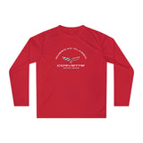 C6  Corvette Performance UPF 40+ UV Protection Long Sleeve Shirt, Perfect for all outdoor activities