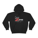 Camaro 1st Gen Z28 Hoodie, Heavy Blend Hooded Sweatshirt, Unisex Pullover for Chevy Muscle Car Fans, Classic Automotive Gift Apparel