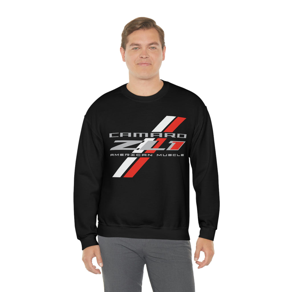 Chevy Camaro 6th Gen ZL1 Unisex Crew Neck Sweatshirt, Heavy Blend Fabric, Great Gift for Muscle Car Fans and Camaro Enthusiasts