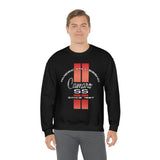 Chevy Camaro 1st Gen American Classic SS Red Stripes Unisex Crew Neck Heavy Duty Sweatshirt, Great Gift for Muscle Car Enthusiasts
