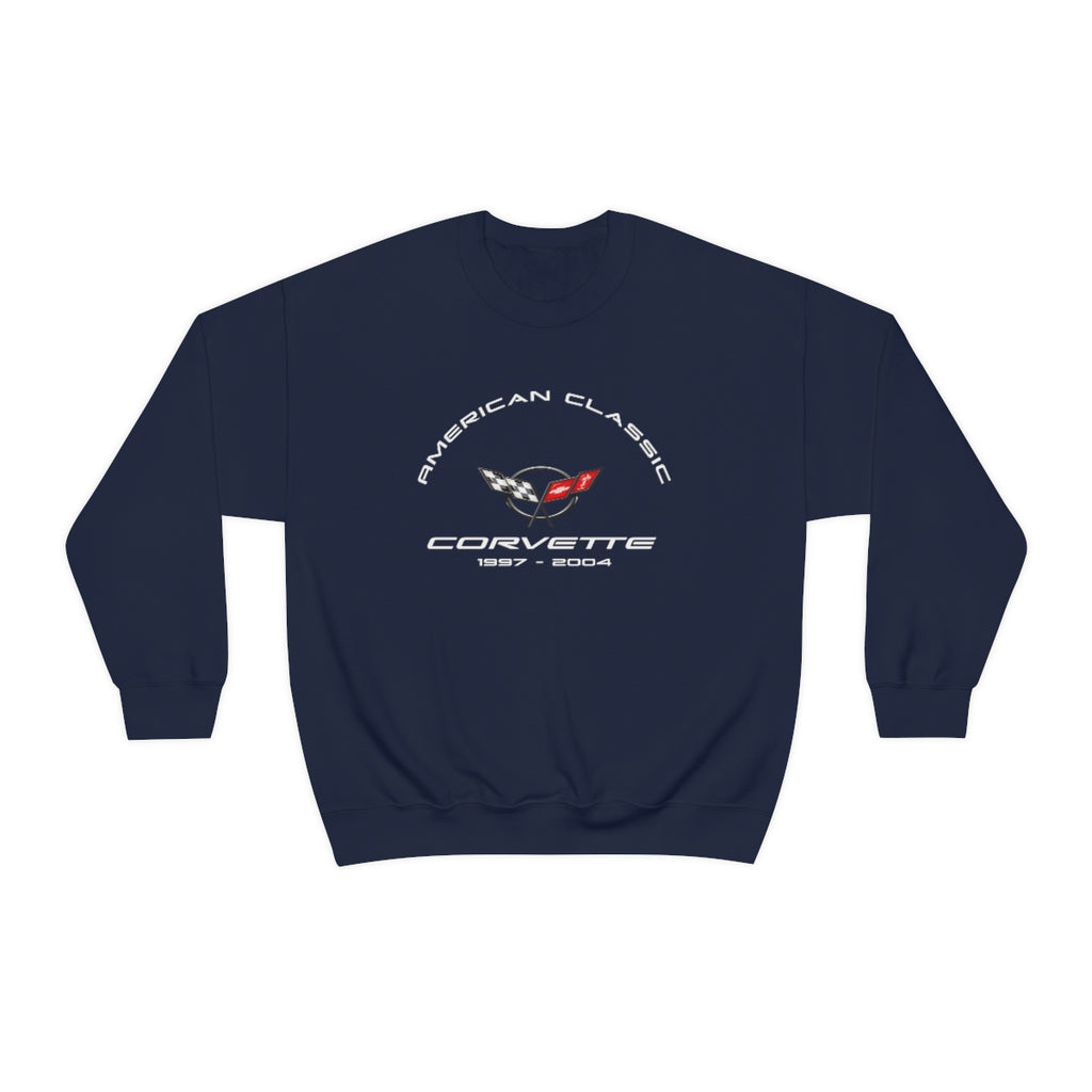 C5 Corvette Unisex Crew Neck Sweatshirt, Heavy Duty Pullover, Classic Muscle Car Apparel, Gift for Chevy Enthusiasts, Corvette Lover Sweatshirt