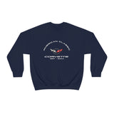 C5 Corvette Unisex Crew Neck Sweatshirt, Heavy Duty Pullover, Classic Muscle Car Apparel, Gift for Chevy Enthusiasts, Corvette Lover Sweatshirt
