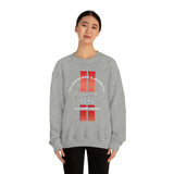 Chevy Camaro 1st Gen American Classic SS Red Stripes Unisex Crew Neck Heavy Duty Sweatshirt, Great Gift for Muscle Car Enthusiasts