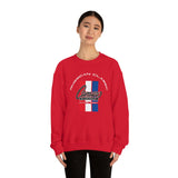 Chevy Camaro 1st Gen Three-Color Stripe Unisex Sweatshirt, Heavy Duty Crew Neck, Great Gift for Chevy Lovers, Classic Car Fans, and Enthusiasts