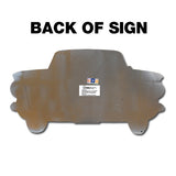 1964 Chevrolet Corvair Monza Convertible Front Bumper Metal Sign, Made in USA , 2 sizes, 20 Gauge Steel with Powder Coating for Durability and a High Gloss Finish