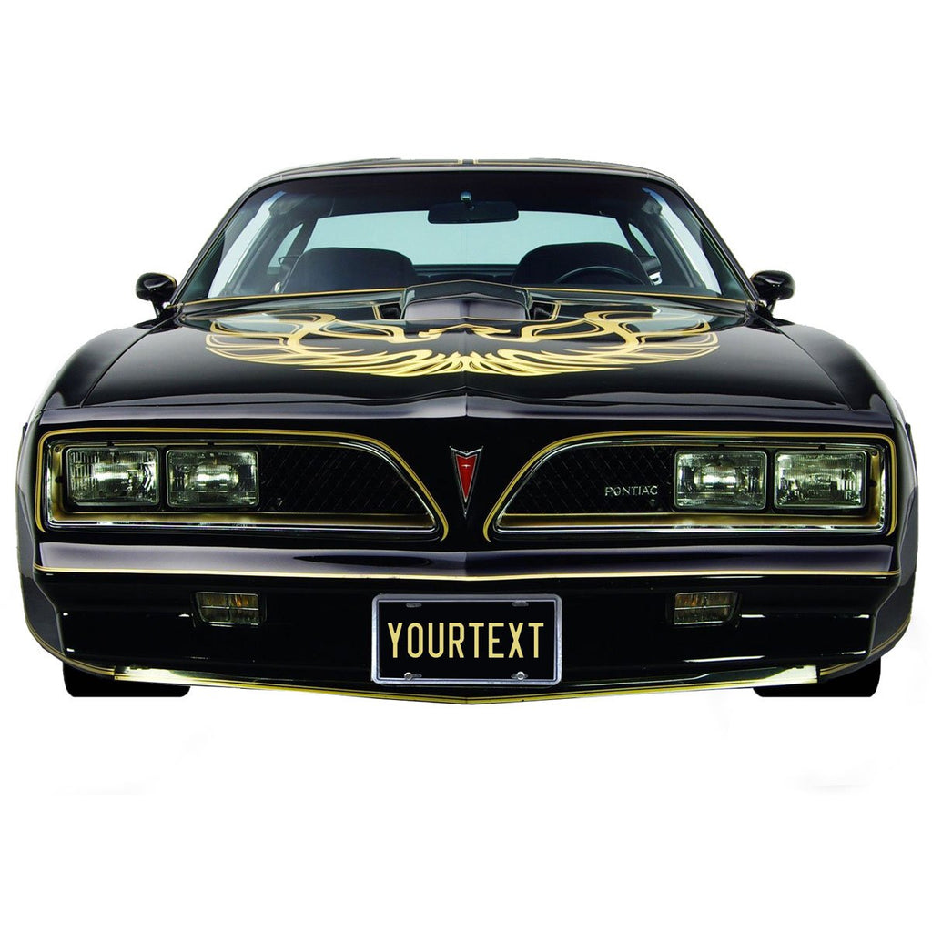 Chevrolet 1977 Trans Am Personalized Front Bumper 26 x 16 inch Metal Sign, Made in USA