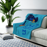 Dog is Good Never Run Alone Sherpa Fleece Blanket,  Officially Licensed and Produced in the USA