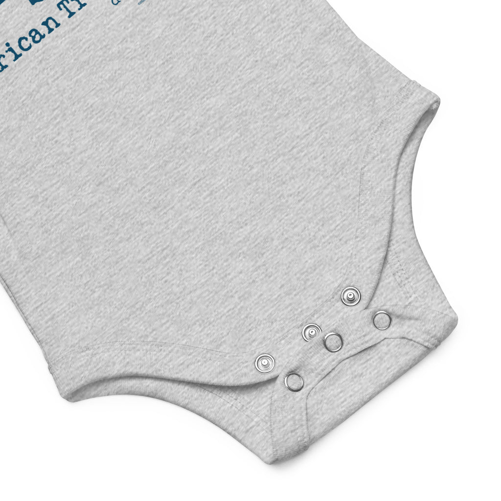 Dog is Good American Tradition Baby One Piece Bodysuit – Puppy & American Flag Design, Made in the USA
